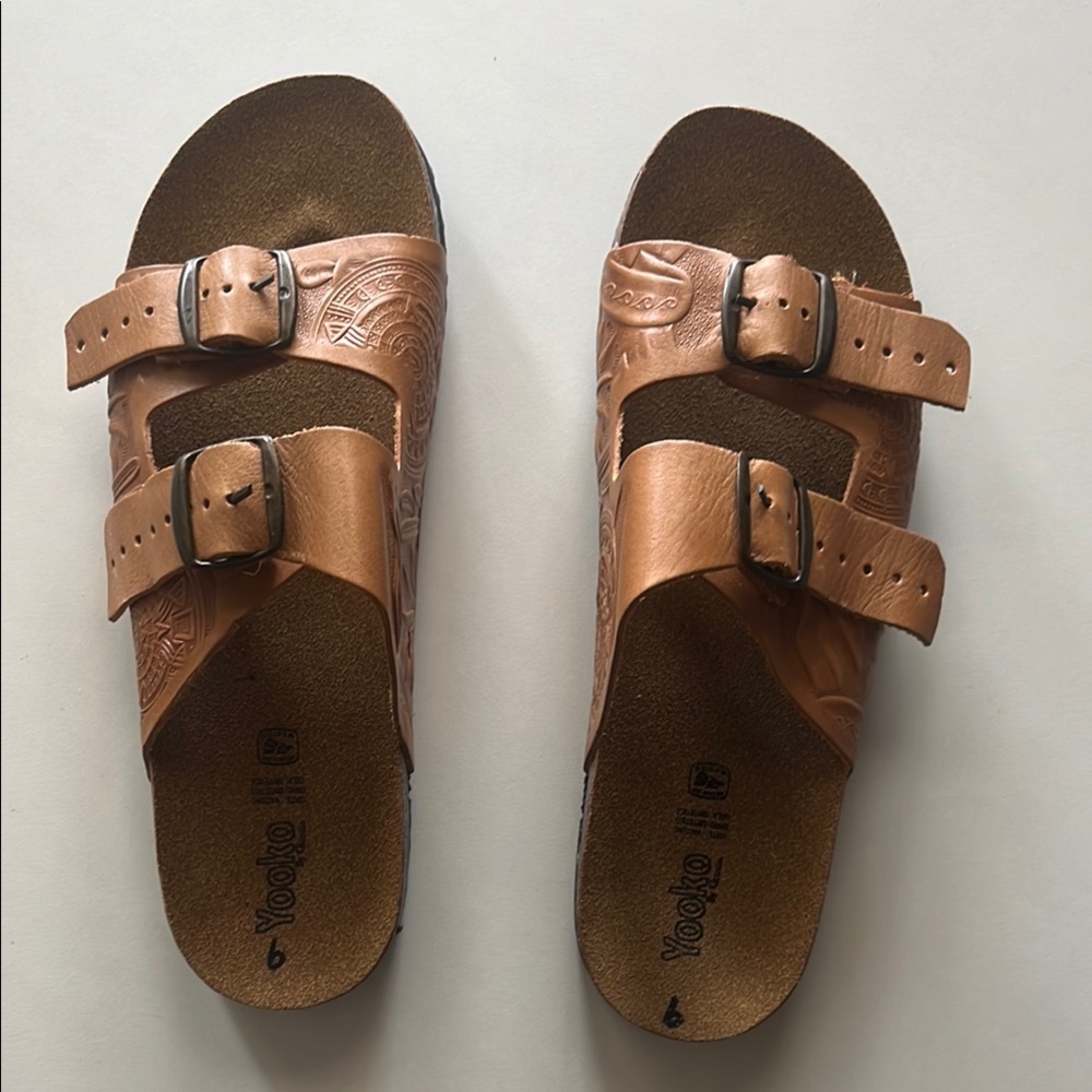 Brown Leather Sandals